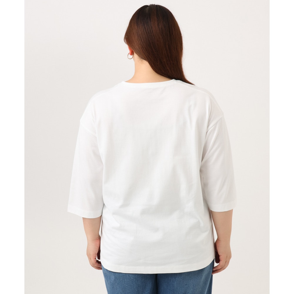 26年夏新作【大きいサイズ】ドロップショルダーロゴTシャツ9