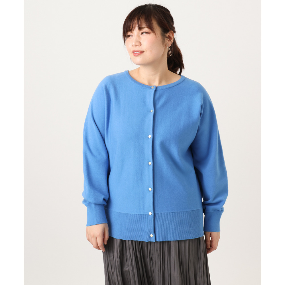 26年冬新作【大きいサイズ/a.v.v×eur3】2WAYカーディガン10