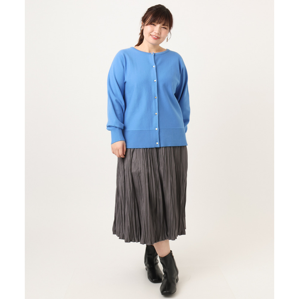 26年冬新作【大きいサイズ/a.v.v×eur3】2WAYカーディガン11