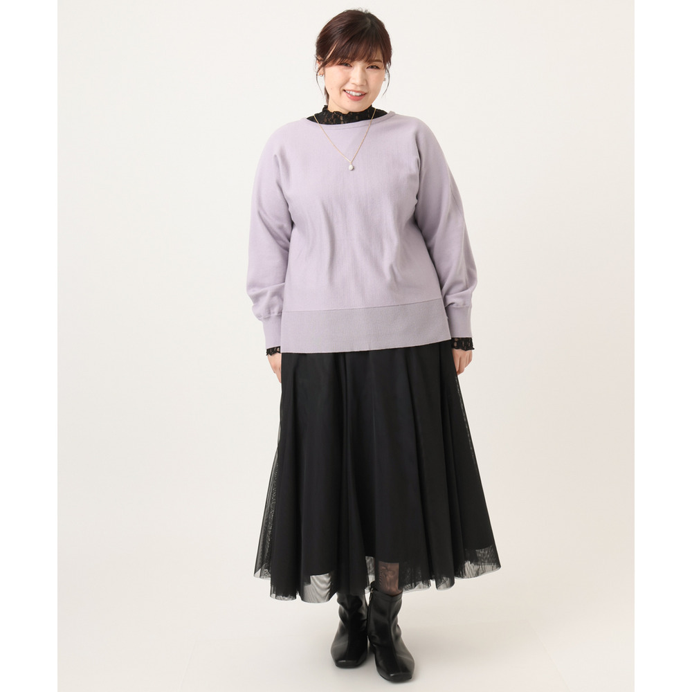 26年冬新作【大きいサイズ/a.v.v×eur3】2WAYカーディガン25