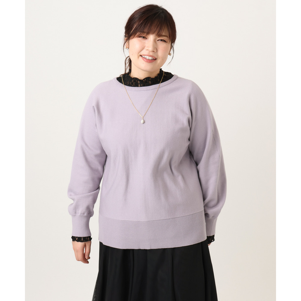 26年冬新作【大きいサイズ/a.v.v×eur3】2WAYカーディガン26