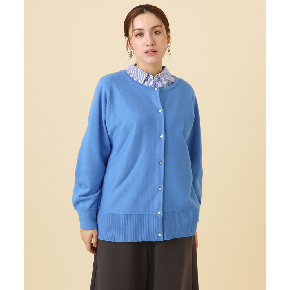 26年冬新作【大きいサイズ/a.v.v×eur3】2WAYカーディガン1