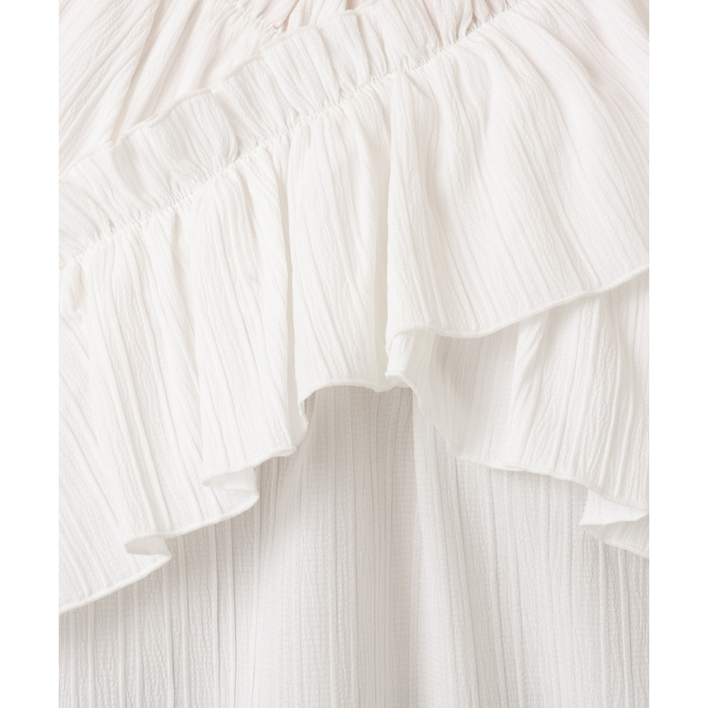 26年冬新作【大きいサイズ】2WAYフリルギャザーブラウス9