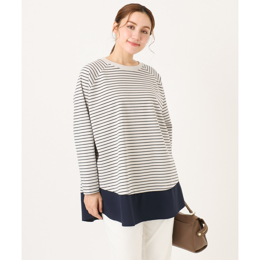 26年冬新作【大きいサイズ】ドッキングプルオーバー13