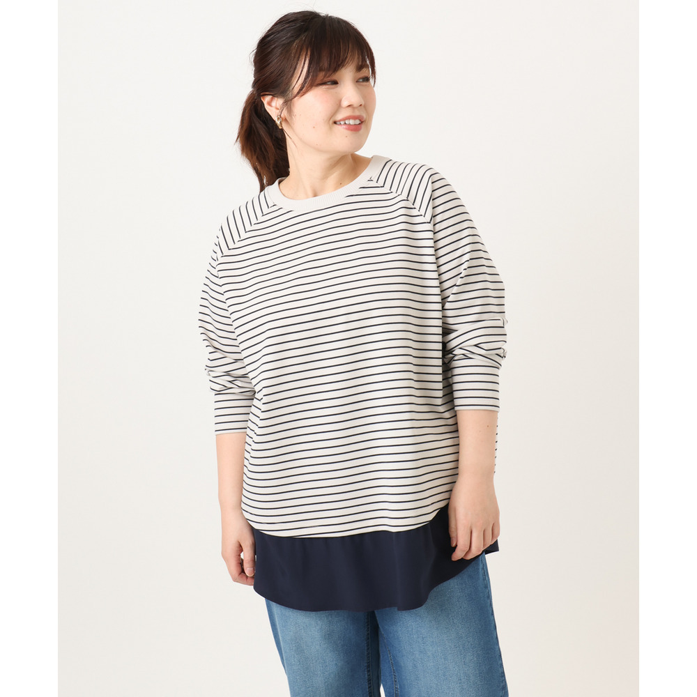 26年冬新作【大きいサイズ】ドッキングプルオーバー17