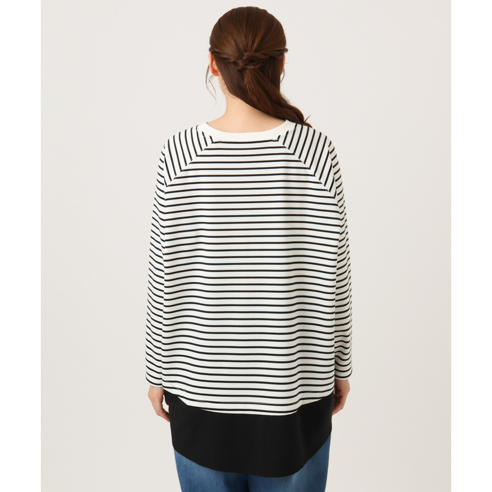 26年冬新作【大きいサイズ】ドッキングプルオーバー4