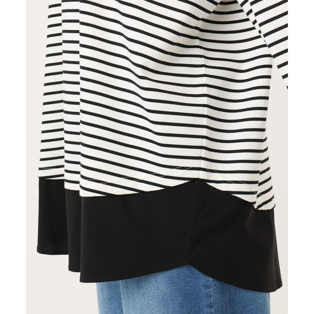 26年冬新作【大きいサイズ】ドッキングプルオーバー7