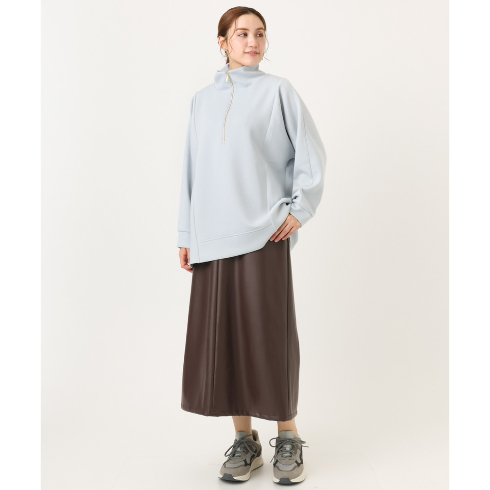 26年冬新作【大きいサイズ】ハーフジップダンボールプルオーバー10