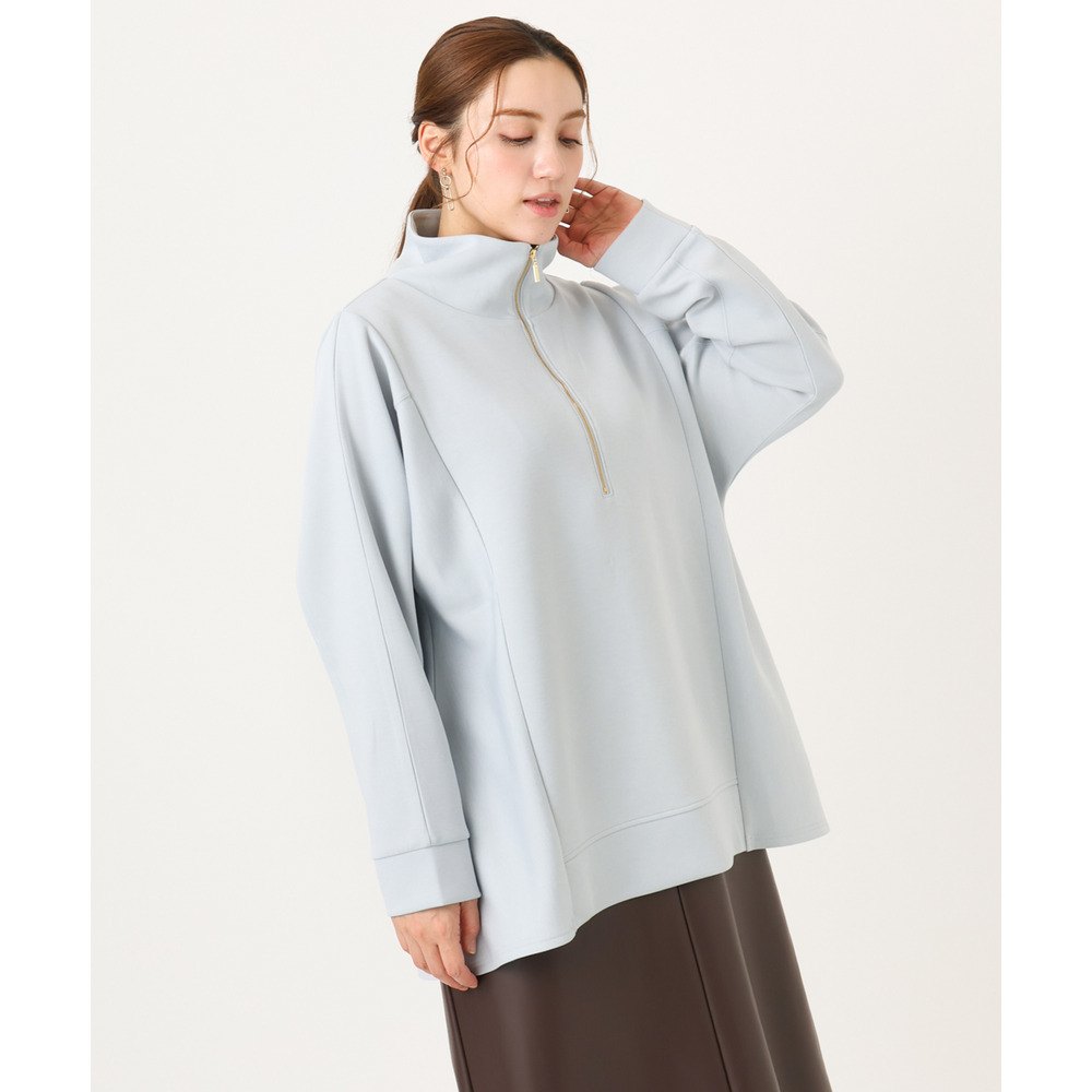 26年冬新作【大きいサイズ】ハーフジップダンボールプルオーバー12