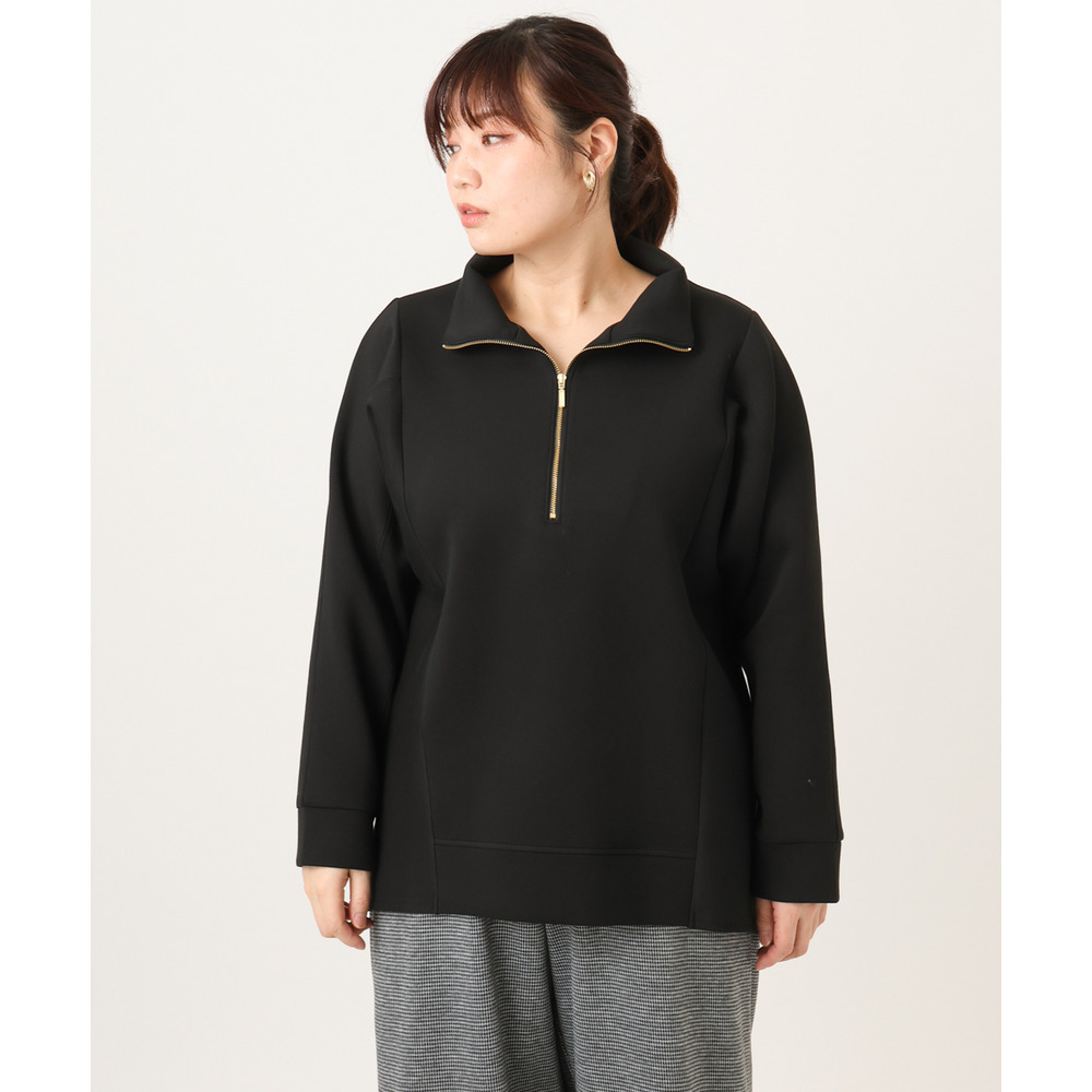 26年冬新作【大きいサイズ】ハーフジップダンボールプルオーバー23