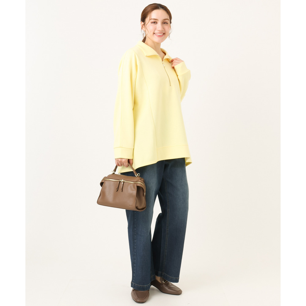 26年冬新作【大きいサイズ】ハーフジップダンボールプルオーバー4