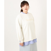 26年冬新作【大きいサイズ】ロゴスウェットライクプルオーバー