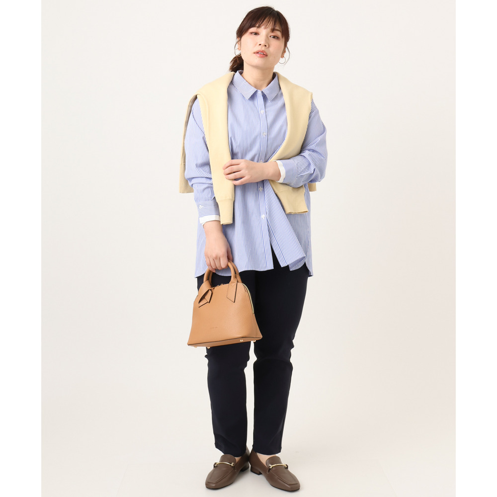 26年春新作【大きいサイズ】レイヤード風ドロップショルダーシャツ23