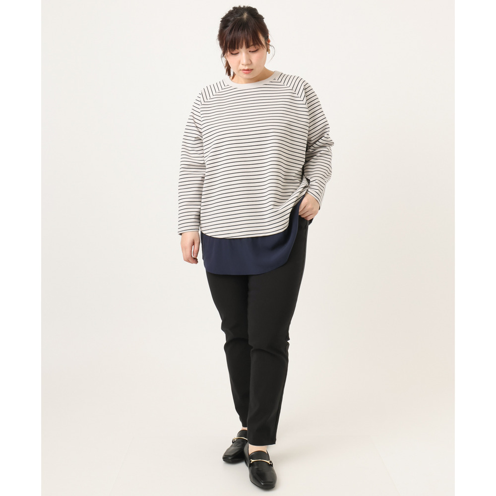 26年春新作【大きいサイズ】ストレッチスリムパンツ16