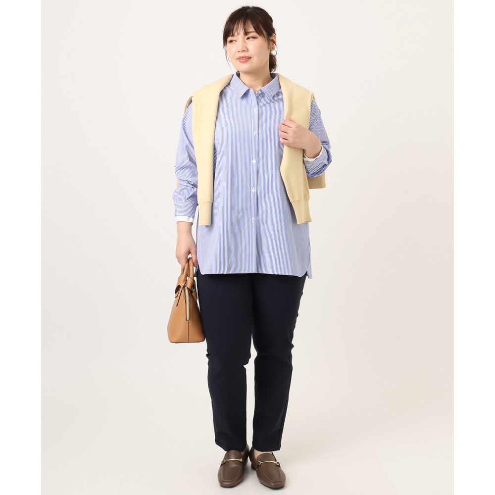 26年春新作【大きいサイズ】ストレッチスリムパンツ3