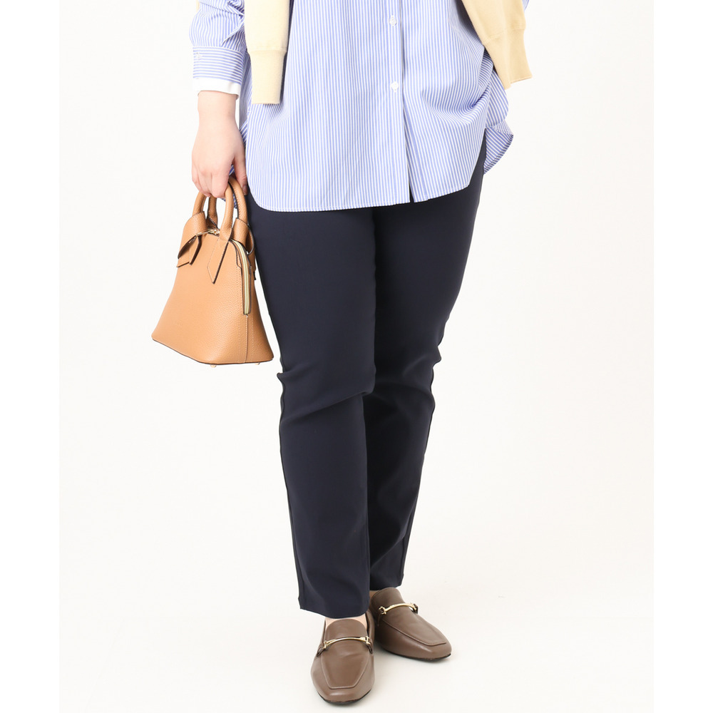 26年春新作【大きいサイズ】ストレッチスリムパンツ1