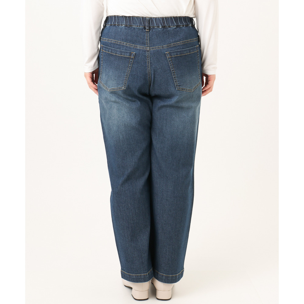 26年春新作【大きいサイズ】ワイドストレートデニム10