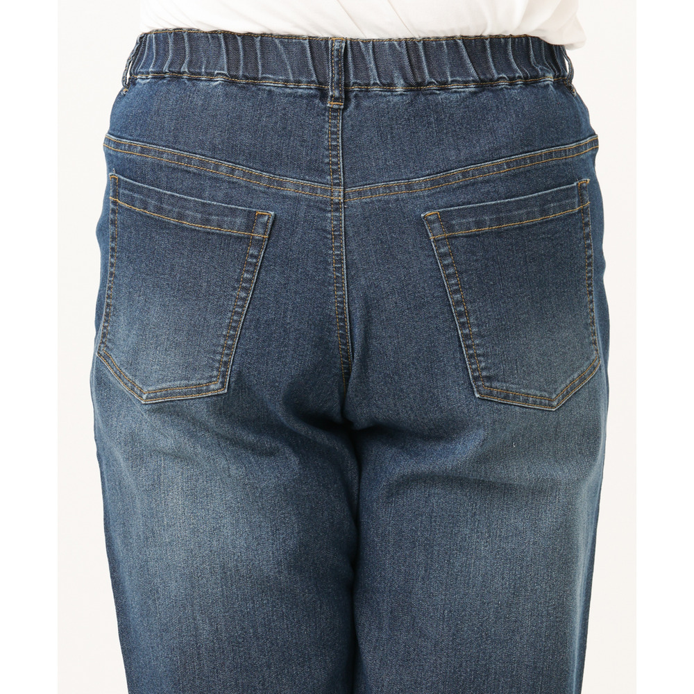 26年春新作【大きいサイズ】ワイドストレートデニム11