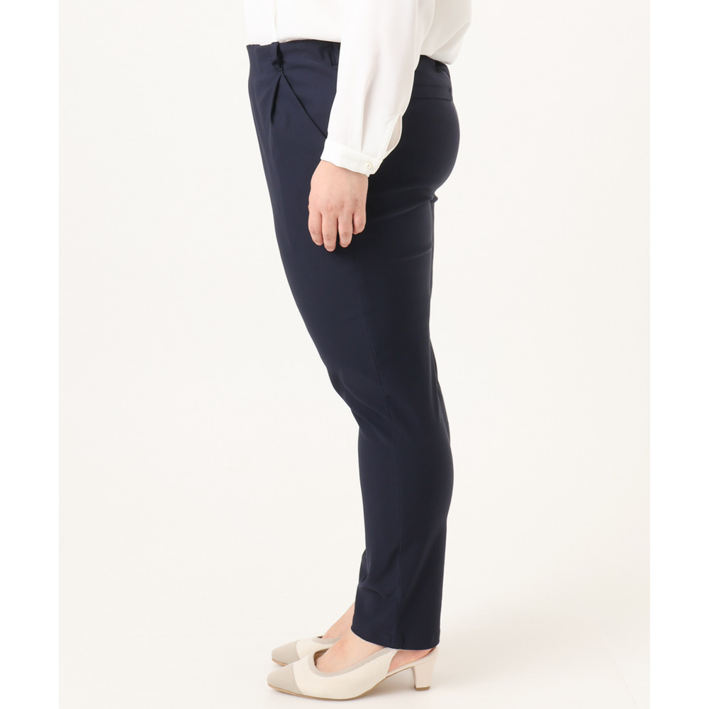 26年春新作【シリーズ累計販売2万枚!/大きいサイズ】さらさらストレッチテーパードパンツ10