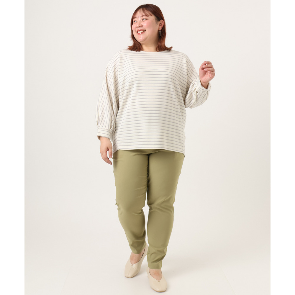 26年春新作【シリーズ累計販売2万枚!/大きいサイズ】さらさらストレッチテーパードパンツ2