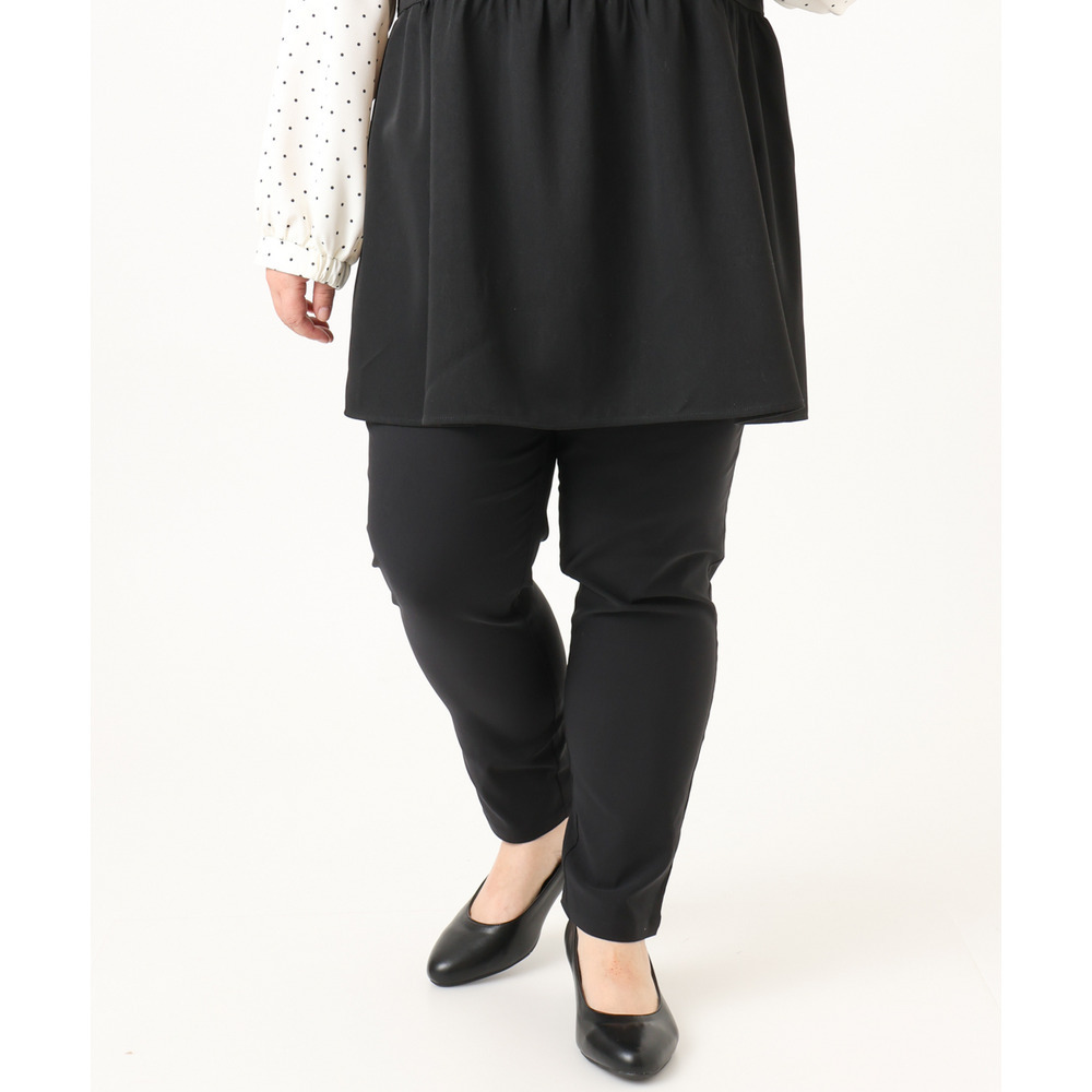 26年春新作【シリーズ累計販売2万枚!/大きいサイズ】さらさらストレッチテーパードパンツ27