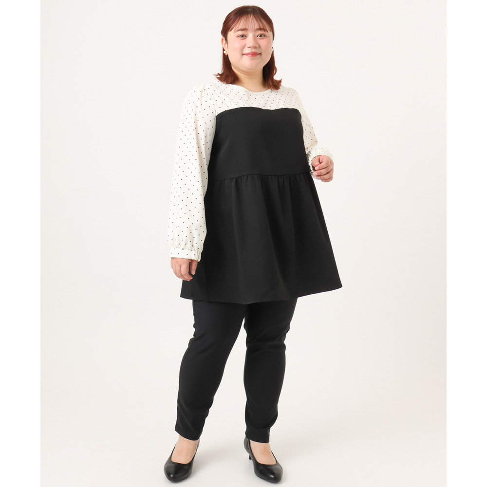 26年春新作【シリーズ累計販売2万枚!/大きいサイズ】さらさらストレッチテーパードパンツ28