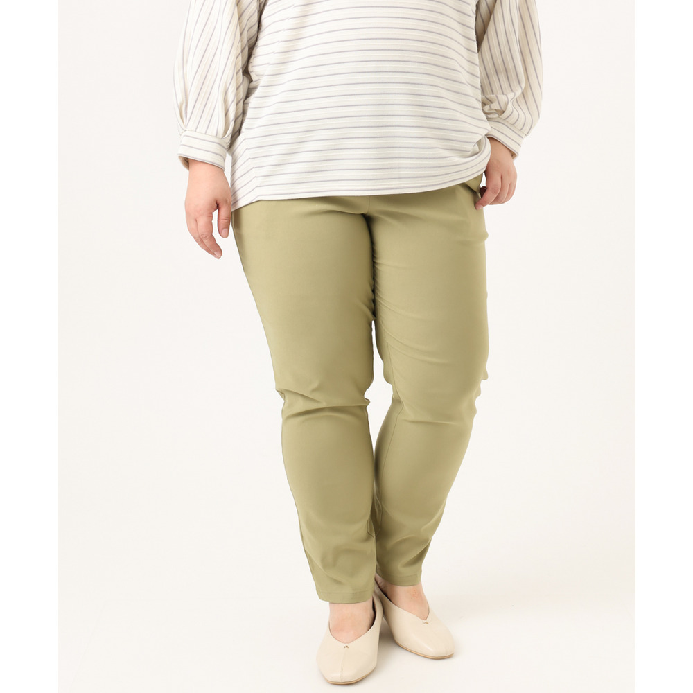 26年春新作【シリーズ累計販売2万枚!/大きいサイズ】さらさらストレッチテーパードパンツ3