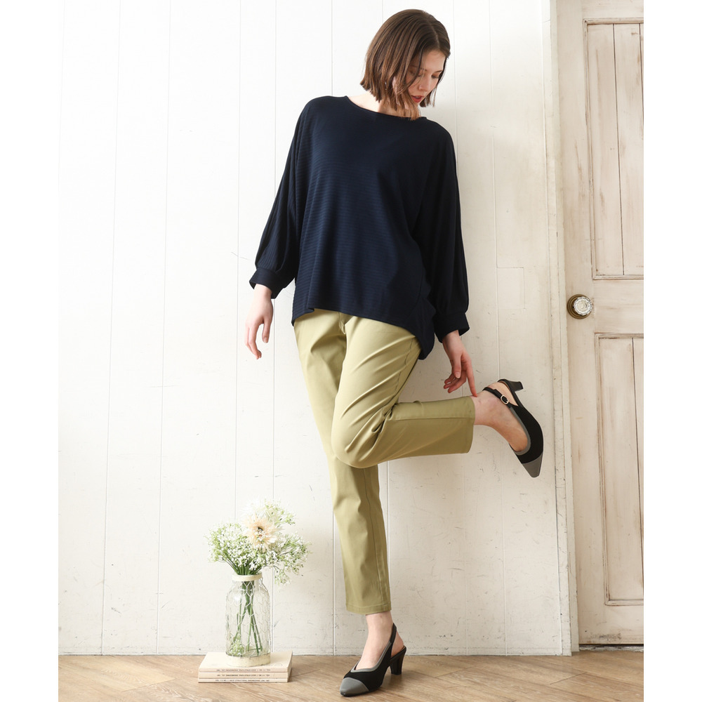 26年春新作【シリーズ累計販売2万枚!/大きいサイズ】さらさらストレッチテーパードパンツ7