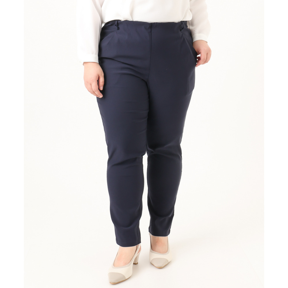 26年春新作【シリーズ累計販売2万枚!/大きいサイズ】さらさらストレッチテーパードパンツ9