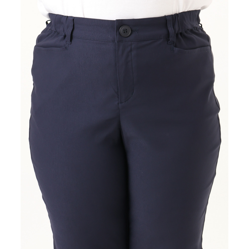 26年春新作【大きいサイズ】さらさらストレッチストレートパンツ16