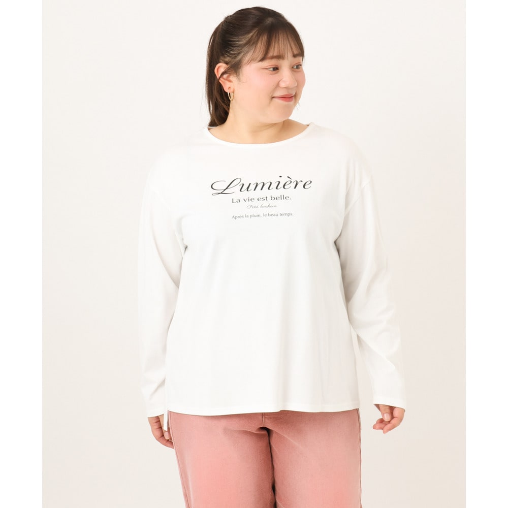 26年秋新作【大きいサイズ】ドロップショルダーロゴTシャツ14