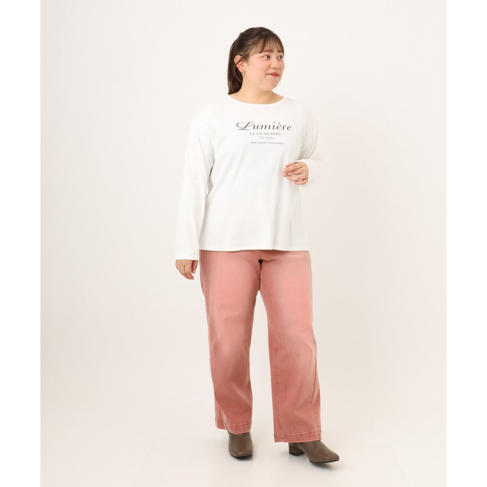 26年秋新作【大きいサイズ】ドロップショルダーロゴTシャツ16