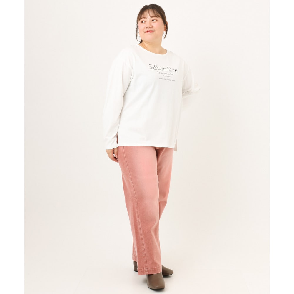 26年秋新作【大きいサイズ】ドロップショルダーロゴTシャツ17