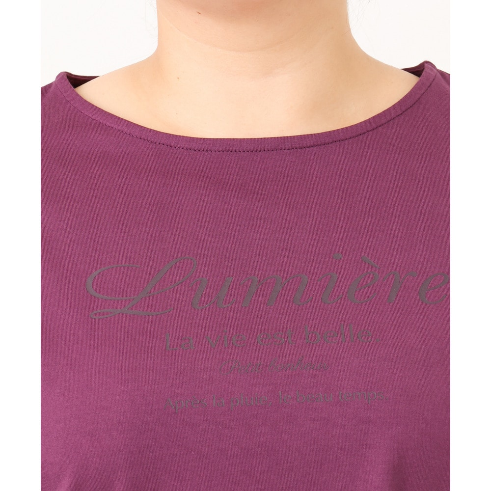 26年秋新作【大きいサイズ】ドロップショルダーロゴTシャツ7