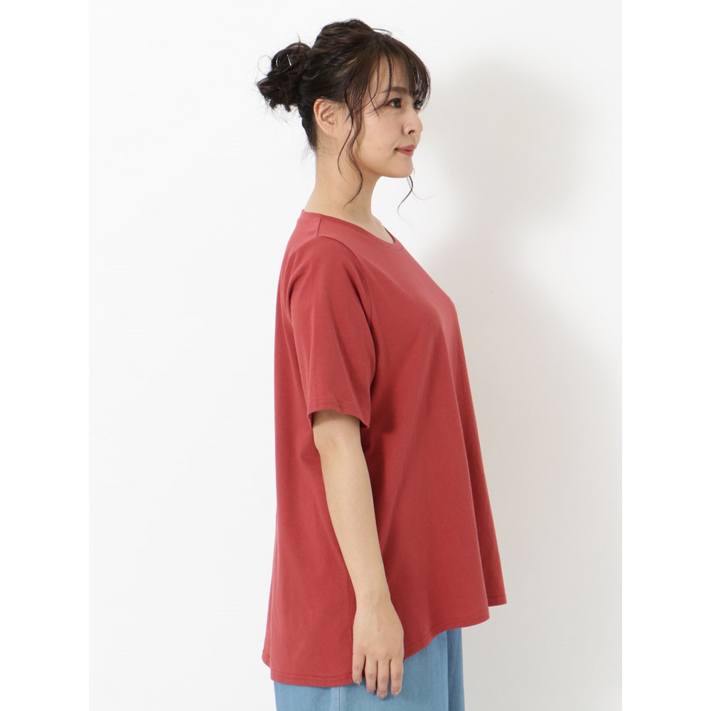 【涼しげ/大きいサイズ】みんなで選んだ応援Tシャツ!ワンポイントチュニックTシャツ3