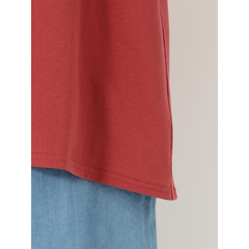 【涼しげ/大きいサイズ】みんなで選んだ応援Tシャツ!ワンポイントチュニックTシャツ7