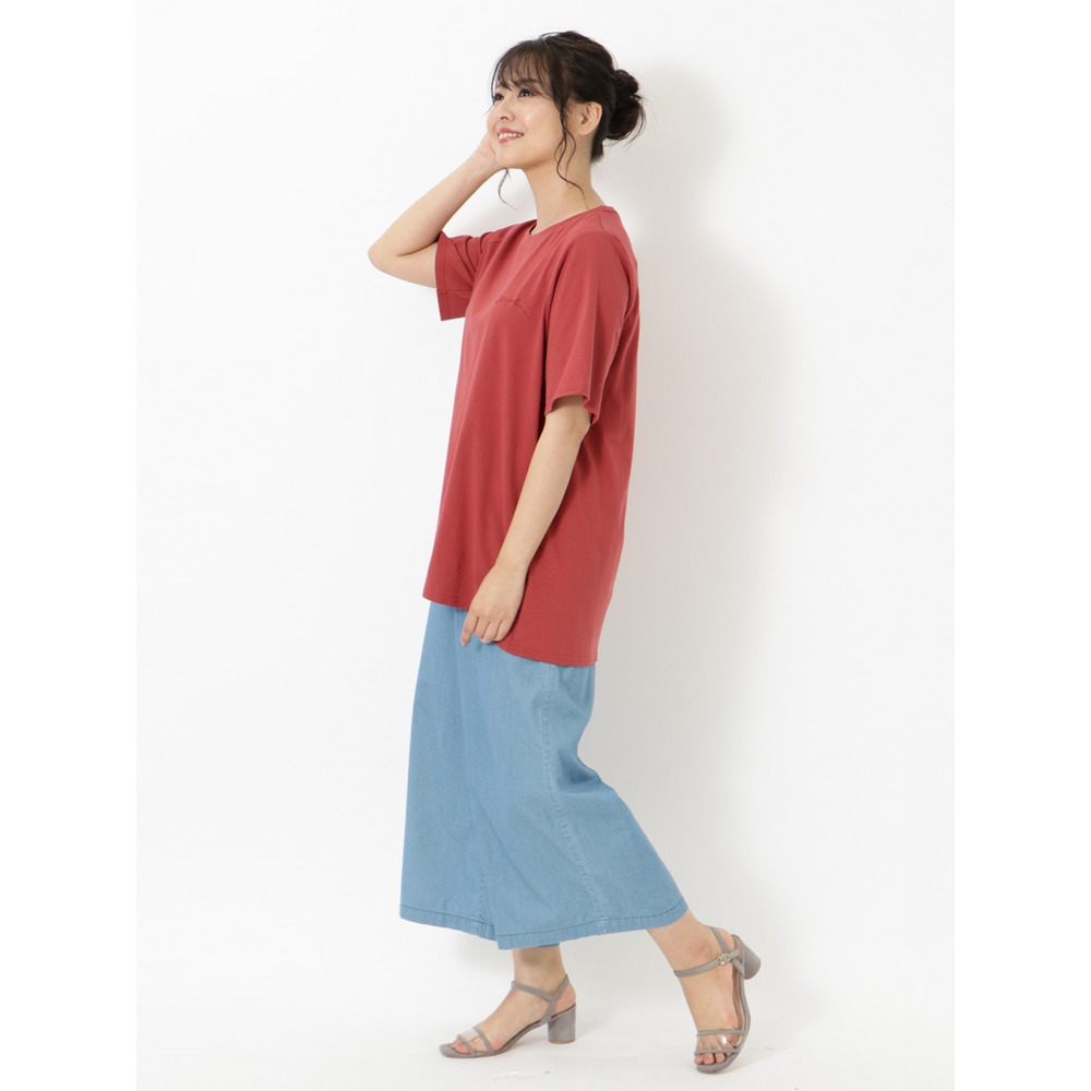 【涼しげ/大きいサイズ】みんなで選んだ応援Tシャツ!ワンポイントチュニックTシャツ8