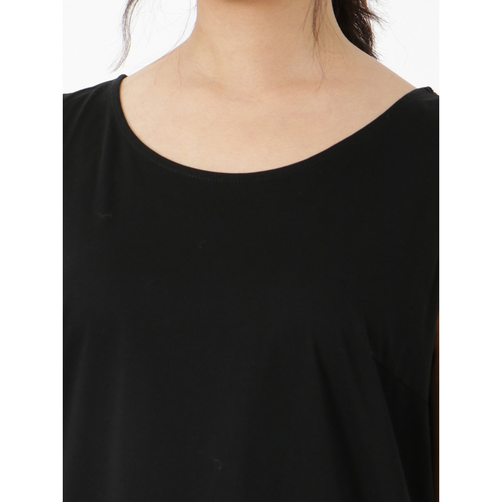 【L-4L】【大きいサイズ】大人カジュアルに仕上げたチュニック丈タンクトップ4