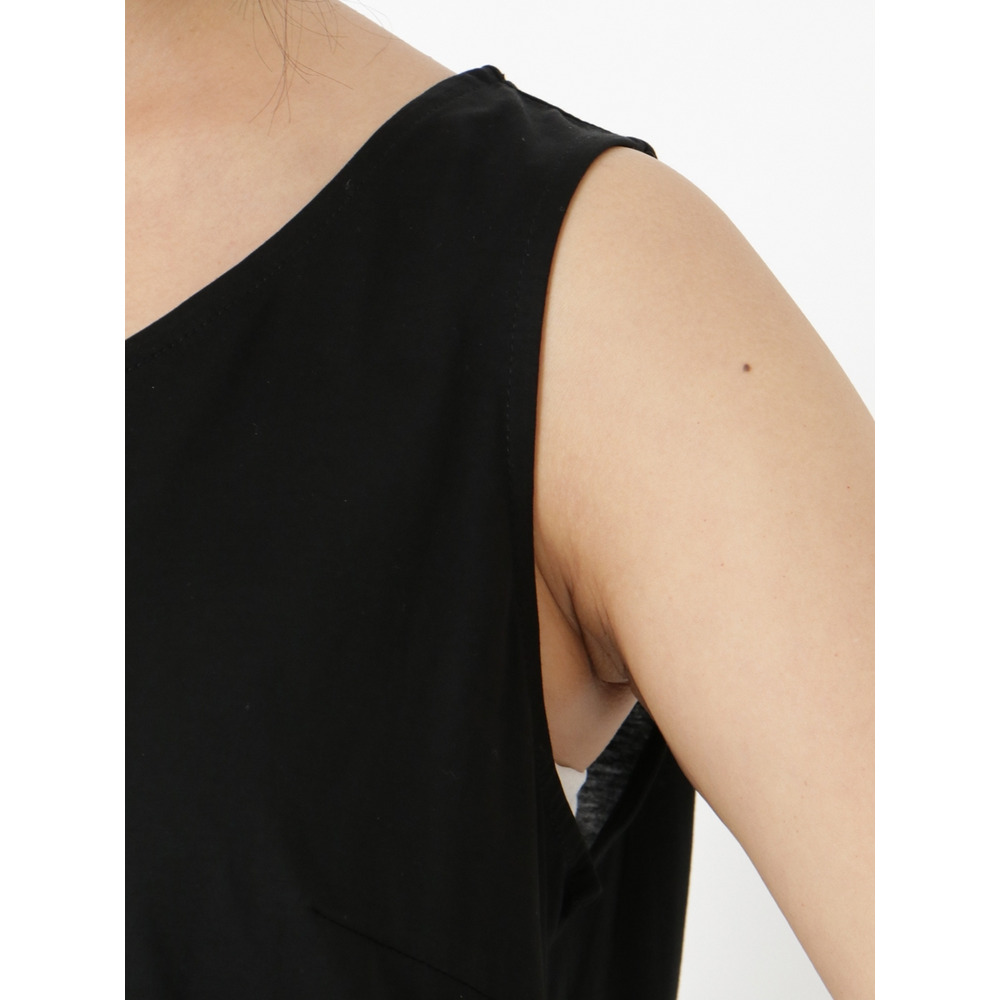 【L-4L】【大きいサイズ】大人カジュアルに仕上げたチュニック丈タンクトップ5