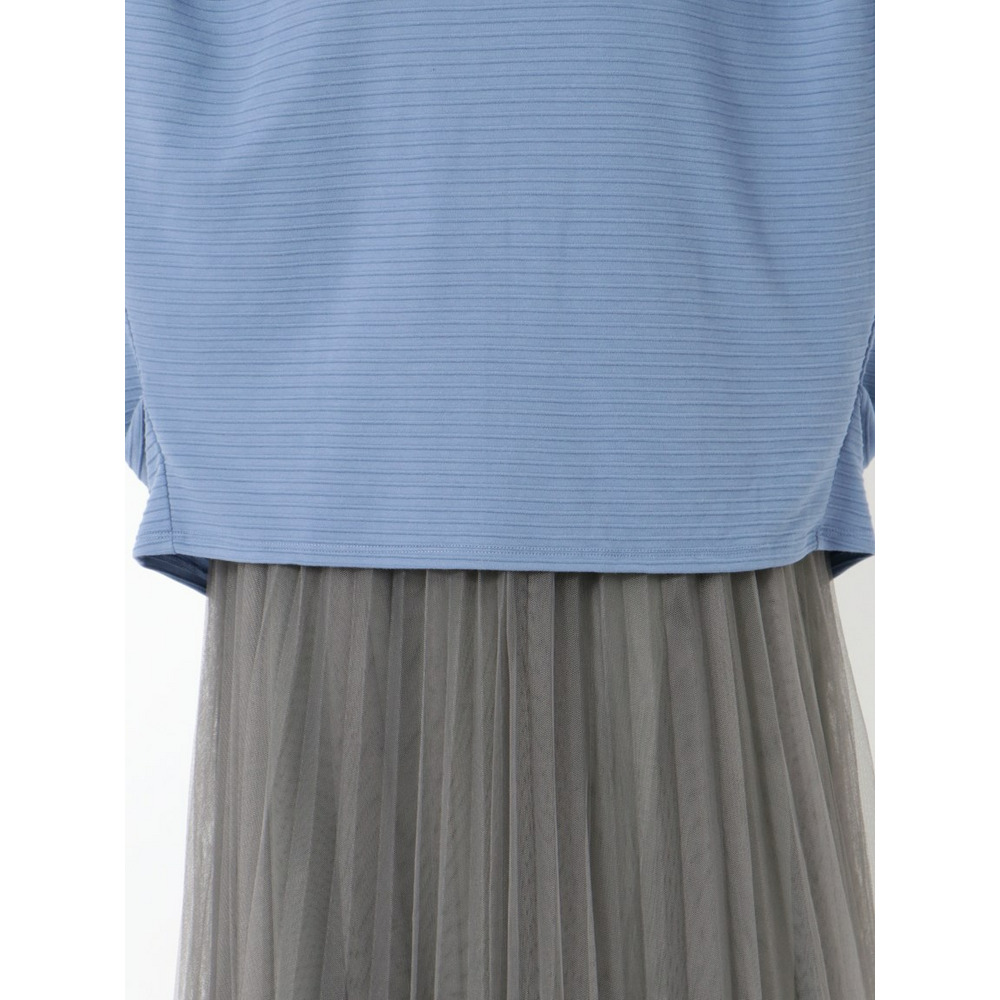 【L-4L】【大きいサイズ】ボーダードルマンカットソー6