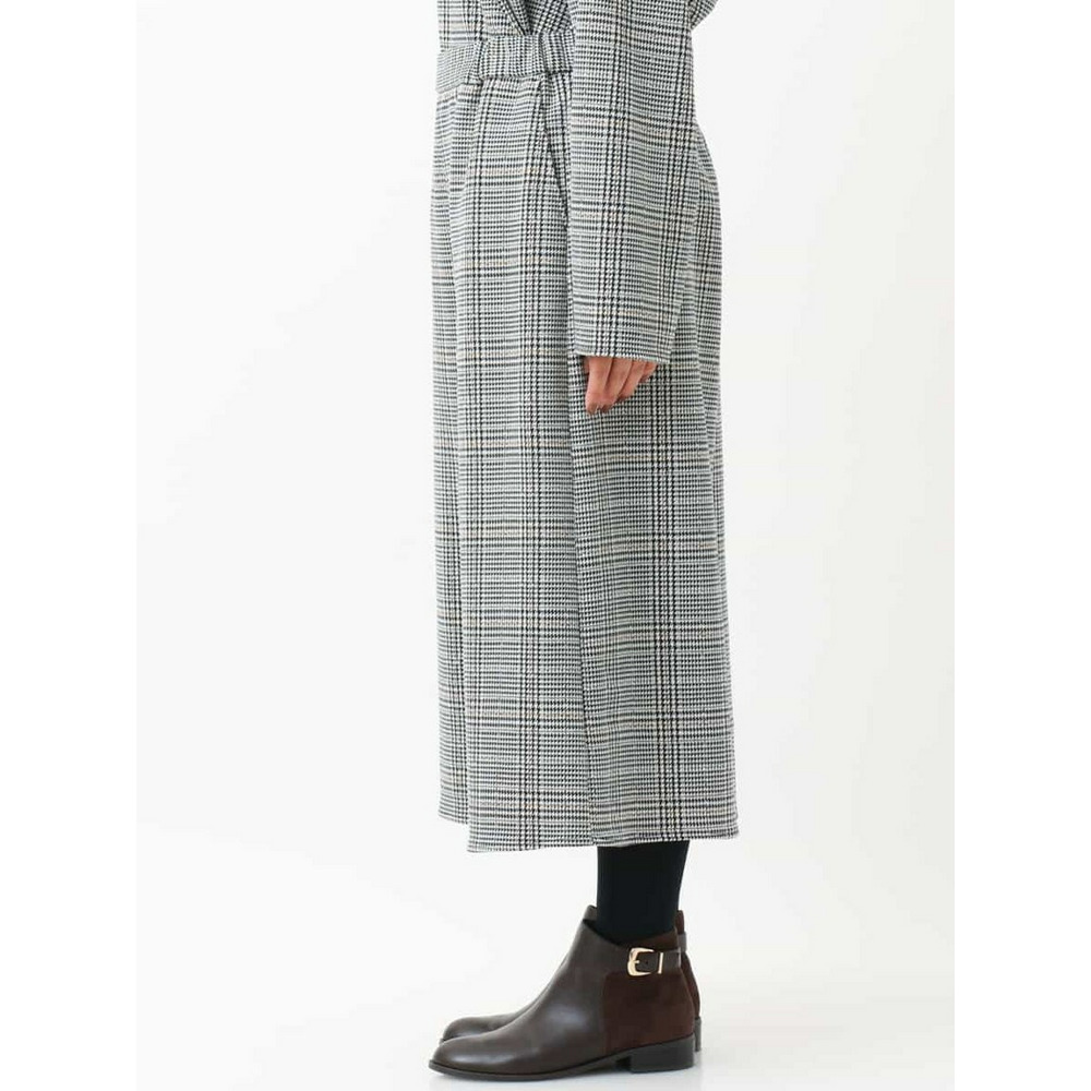 【a.v.v×eur3】【大きいサイズ/セットアップ】グレンチェックキュロットパンツ14