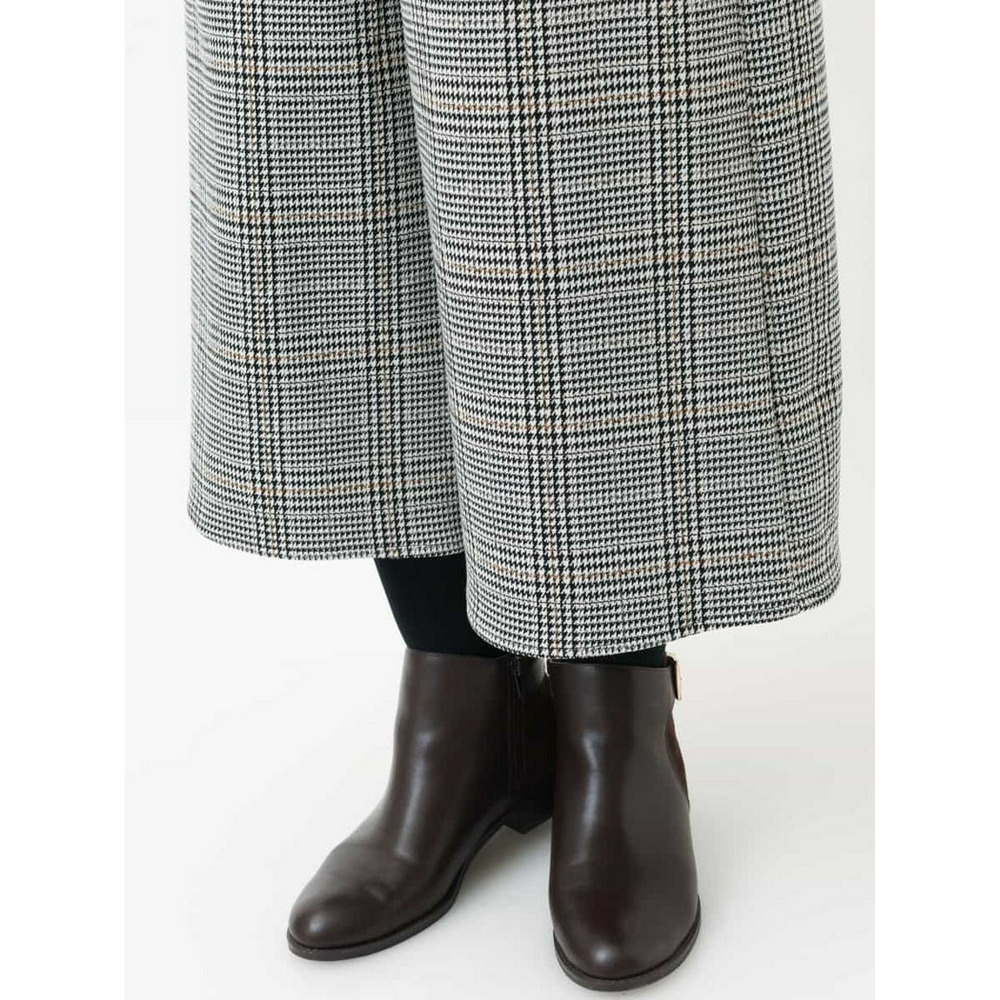 【a.v.v×eur3】【大きいサイズ/セットアップ】グレンチェックキュロットパンツ19