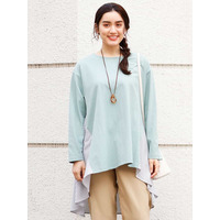 【大きいサイズ/洗える】体系カバー！マーエイドシルエットチュニック