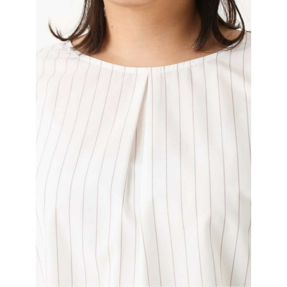 【大きいサイズ/洗える】ドライタッチバックボタンブラウス16