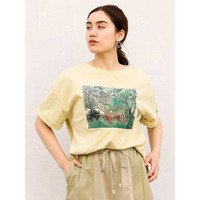 【大きいサイズ】アンリルソー絵画プリントTシャツ