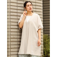 【大きいサイズ】裾フリンジチュニック