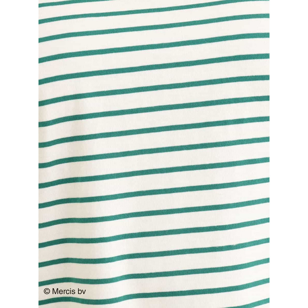 【miffy×eur3】【大きいサイズ】ミッフィー刺繍ボーダーTシャツ8