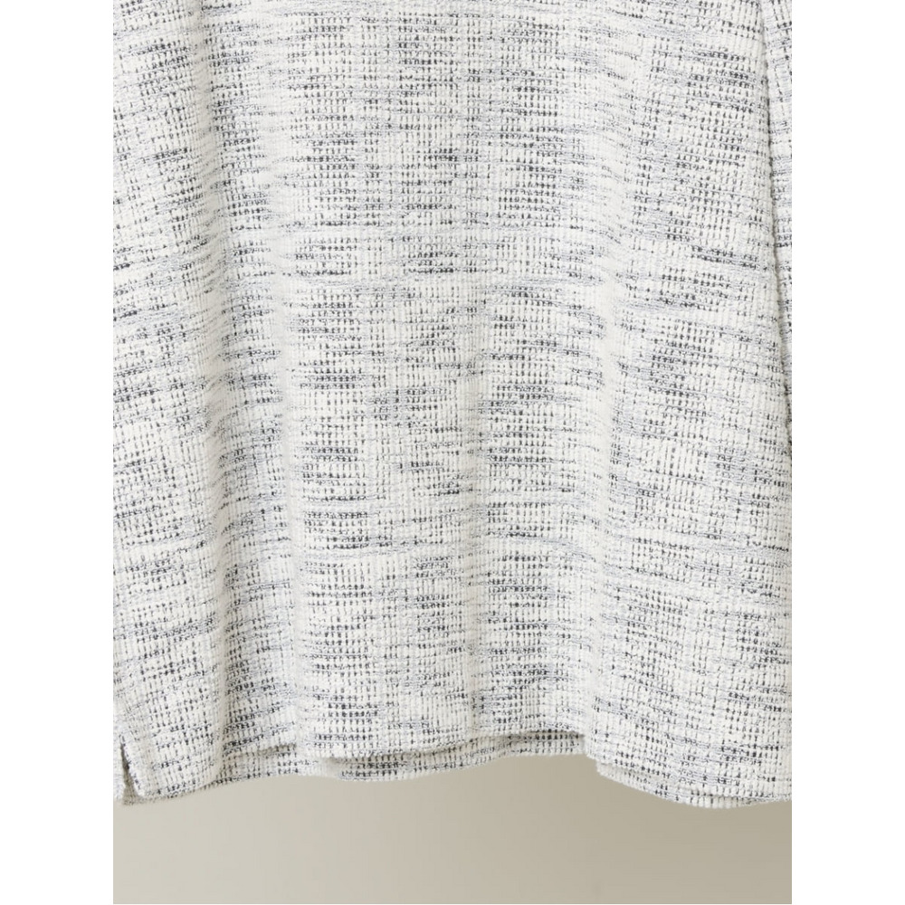 【大きいサイズ/a.v.v×eur3】ツイードギャザースリーブトップス13