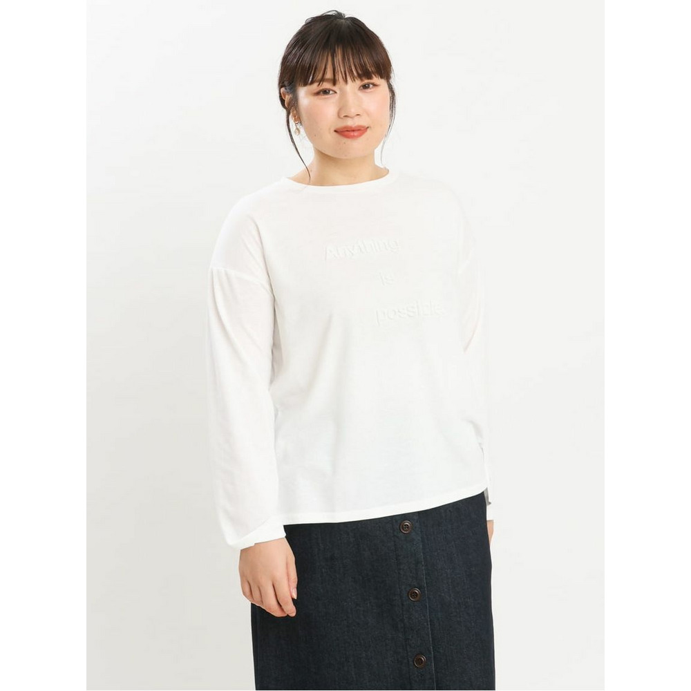 【サイトリニューアルSALE】【大きいサイズ】ベーシックロゴカットソー18