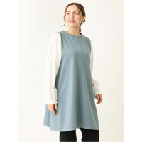 【大きいサイズ】レイヤード風ニットソーチュニック